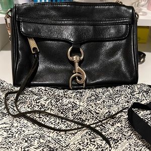 Black Rebecca Minkoff Mini Mac Crossbody